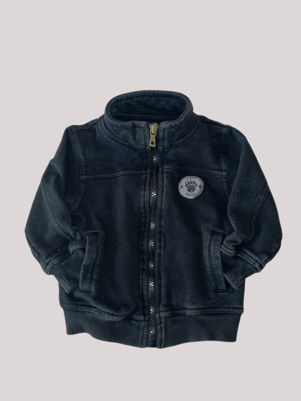 Lucky Brand 24m Black Zip-Up jacket